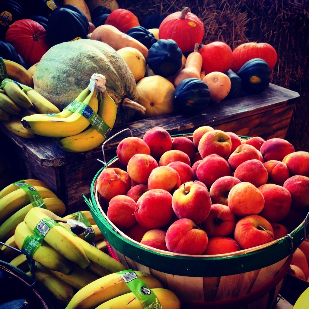 Fruits and Vegetables harvested daily